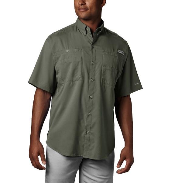 Columbia PFG Tamiami II Fishing Shirts Brown For Men's NZ69285 New Zealand